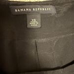 Banana Republic Black Silk Tunic Sheet Back Balloon Sleeves XS Photo 7