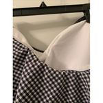 Kona Sol 1 Pc  Women Swim Bathing Suit Ruffle Blue Check Choose Your Size Photo 7