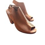 Vince Camuto  Jace Peanut Heeled Slingback Sandal‎ Brown Sz 11 Photo 1