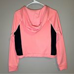 Adidas NEW pink cropped boxy fit full zip hoodie women’s size small Photo 5