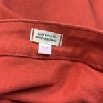 Madewell  Slim Emmett Wide-Leg Crop Pants Plus Size  37P NEW Orange/Rust Pockets Photo 12