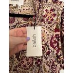 Ba&sh  Dress Womens Small Zael Paisley Short Sleeve Midi Ecru V-Neck NWT Photo 11