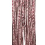 Shosho Boho Wide Leg Pants Pink Red Floral Print Women’s Size XL New without Tag Photo 4
