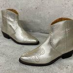 TORAL Laeticia Metallic Ankle Boots Size 37 Gold Photo 0