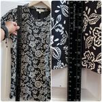 Rag and Bone Cotton Black White All Over Floral Print Crew Neck Tee Shirt Size XS Photo 3