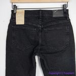 Madewell NEW The Mid-Rise Perfect Vintage Jeans Clean Black Wash, 25 Photo 9