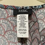 MSK Paisley Print Bell Sleeve Dress Size Large Photo 6