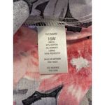 Dress Barn  Floral Colorful Women's Dress Size 16W‎ Cotton Blend Zip Summer Casual Photo 10