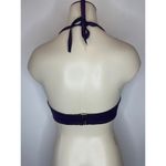 Victoria's Secret NEW  Bikini Top 34B Purple Halter Swim Beach Vacation Ruched Photo 2