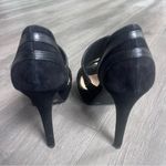 Gianni Bini  Black Strappy Platform 4.5” Heels Photo 4