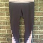 Tangerine  Black and Light Pink Fitness Leggings Photo 0