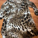 Tommy Bahama Resort Wear Leopard Print Lace-Up Dress/Cover-Up. Medium Photo 1