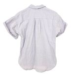 Adam Lippes  Short Sleeve Button Down Shirt Sz 4 Photo 4