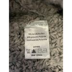 Venus Sweater Womens Medium Beige Gray Ombre Chunky Knit V Neck Cozy Pullover Photo 7