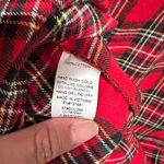 Naïf NAIF Holiday Flannel Shirt Dress Red Green Plaid Sz M Photo 4