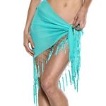 NWOT Vintage A. Brod orange floral lace sarong/coverup Size undefined Photo 5