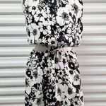 Faithfull the Brand Faithful The Brand La Pineta Dress Women 12 White Black 100% Linen Short Cut Out Photo 2