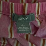 Aerie Striped Boxer Sleep Short in Pink Stripes Photo 3