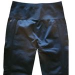 Fabletics  Black High Rise Leggings Textured Panels Seamless Waistband Photo 2