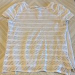 Generation Love Women’s White Mesh Sleeve & Back Women's Top - Size L Photo 5