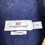 Vineyard Vines Cashmere Sweater Womens XS Beige Navy Pullover Colorblock Knit Photo 6