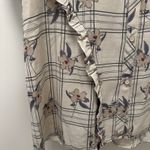 Angela‎ Plus Womens Linen Oversized Top Size XL Floral Photo 2