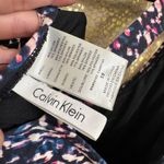 Calvin Klein Blue Black Starry Night Starburst Pattern One Piece Swimsuit Size 1 Photo 6