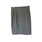 Jones New York Vintage  Women's Gray Wool Skirt Size 12P Photo 2