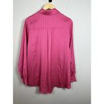 Bohme SCOUT BUTTON UP IN HOT PINK Size M Long Sleeve Photo 5