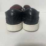 UGG  Cas Perforated Leather Sneakers Black size 10 Photo 3