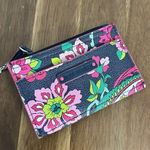Vera Bradley  Card Holder Coin Purse Wallet Pouch Key Chain Floral Petal Paisley Photo 2