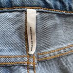 Rag and Bone Rosa Mid Rise Raw Hem Denim Shorts Size 27 Medium Wash Distressed Photo 5