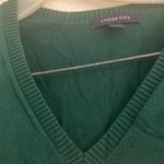 Lands' End FINAL MARKDOWN  v neck sweater large Photo 1