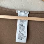 Wolford‎ Gathered Asymmetric Ruched Long Sleeve Brown Bodysuit Size Medium Photo 3