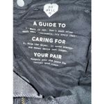 Madewell  women’s 100% cotton black denim raw hem high waisted skirt size 26 #750 Photo 4