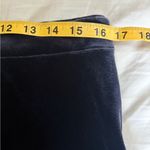 Draper James  Black Velvet Skater Skirt Size 12 NWT Photo 4