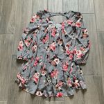 VICI  gray floral dress Photo 2