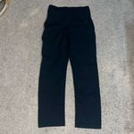 Spanx ‎ The Perfect Pant Slim Straight Ponte Knit Pull-On Black Small Photo 4