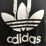 Adidas  Treofoil Black Cropped Logo Hoodie Photo 3