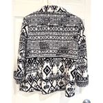 Courtenay‎ Black White Geometric Print Blazer Jacket Career Casual Size L Size L Photo 4