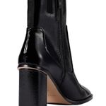 Donald Pliner NEW Leather BOOTIE ANKLE BOOT 9.5 Womens Black Crinkle Patent Shoe Photo 8