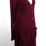 Bongo NWT Midi Long Magenta Purple Potion Cardigan Size Medium Photo 4