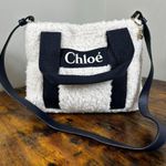 Chloé Chloe Woody Faux‎ Shearling Fur Tote Bag 2-Way Small Size Photo 0