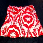 J.Crew  Strapless Tube Top Blouse Women's Size 2 Orange White Photo 0