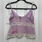 Wild Fable  Pink Floral Lace Trim Tank Top Cami Photo 2