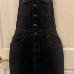 Wild Fable Dark grey Denim Overall dress Photo 0