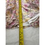 AQUA  Floral Maxi Dress Ruffle Trim Tie Front Summer Party‎ Dress M Photo 6