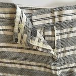 Loft Ann Taylor  The Riviera Short Women’s size 12 black and white striped tweed Photo 8