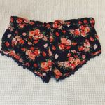 Superdry  CO. Navy Pink Floral Short Shorts Size XS EUC #4077 Photo 2
