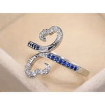 Boutique NEW HEART HALO RING, WHITE GOLD PLATED 925 SILVER, LOVE RING, CUTE RING, SIZE 6 Photo 8